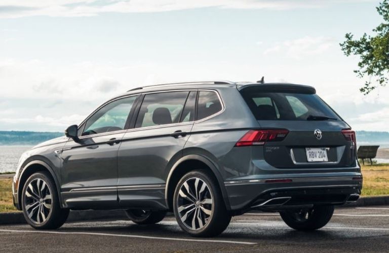 2021 Volkswagen Tiguan parked rear view