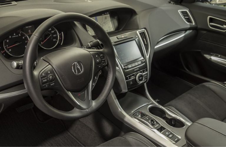 Cockpit view of the 2018 Acura TLX