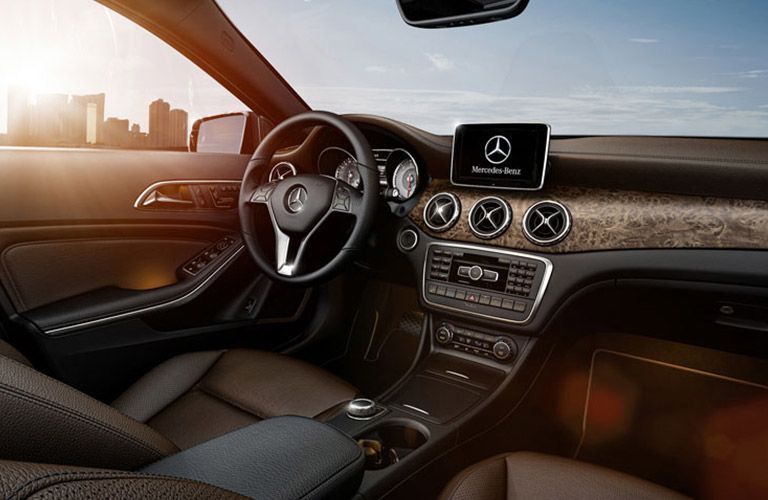 2016 Mercedes-Benz GLA Round Leather Steering Wheel