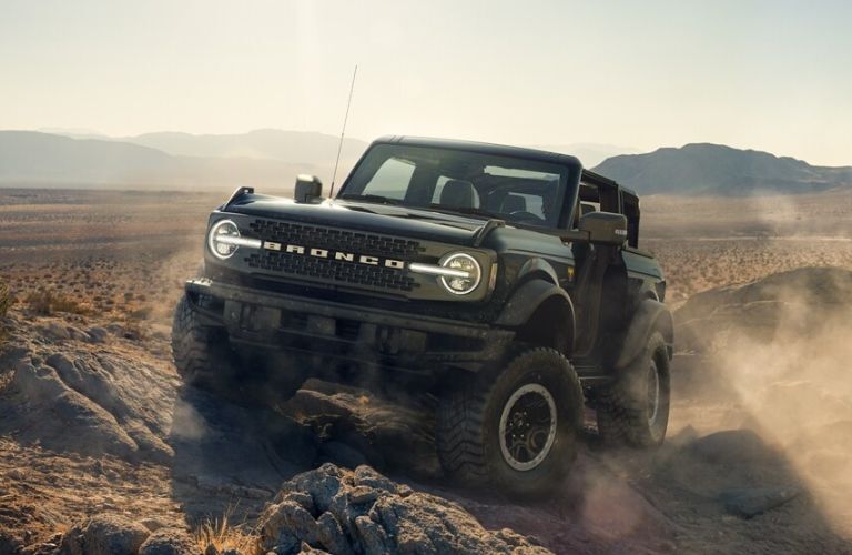 2024 Ford Bronco front and side view