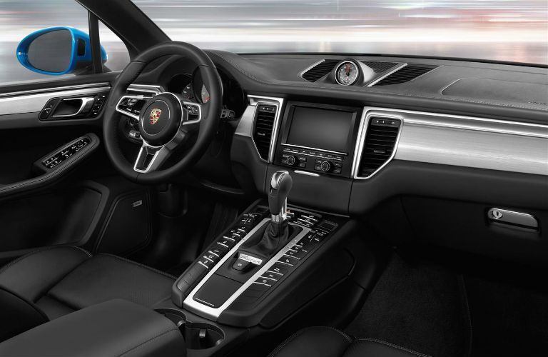 Cabin of the 2017 Porsche Macan