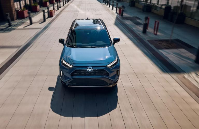 2022 Toyota RAV4 Hybrid on the road