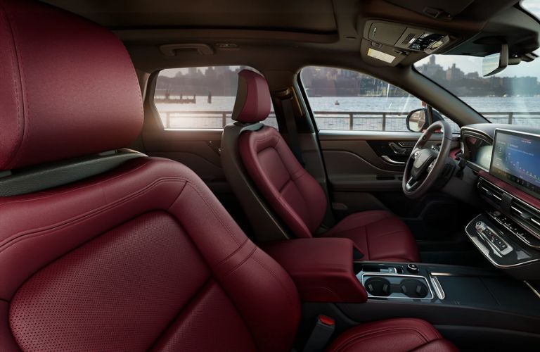 front seat view of the 2025 Lincoln Corsair
