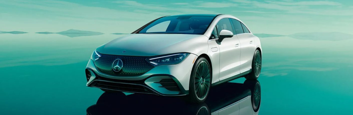 front view of a 2026 Mercedes-Benz EQE 320+ Sedan