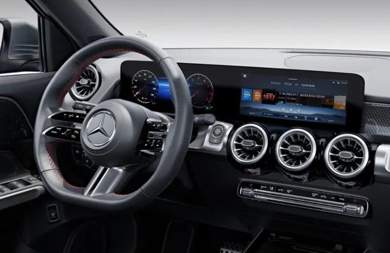 dashboard view of the 2026 Mercedes-Benz GLB 250 SUV