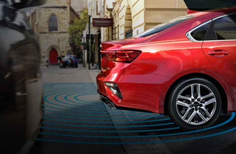 2021 Kia Forte rear view sensors