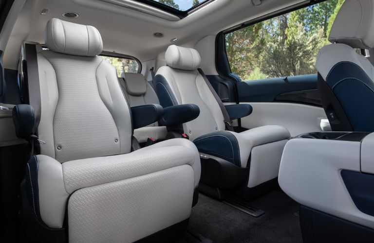 rear seat view of the 2025 Kia Carnival