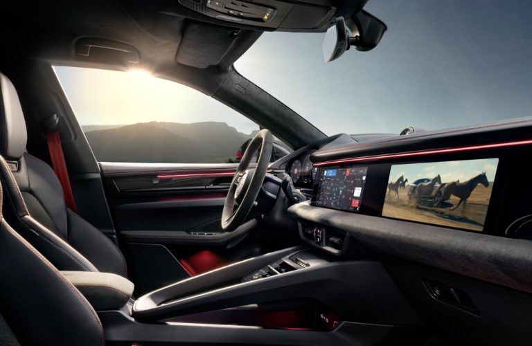 2026 Porsche Macan GTS interior front dash