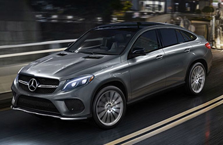 2019 Mercedes-Benz GLE Coupe gray side view