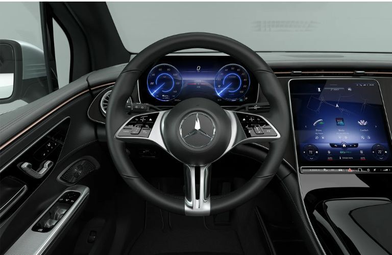 2024 Mercedes-Benz EQE in Black/Space Grey MB-Tex