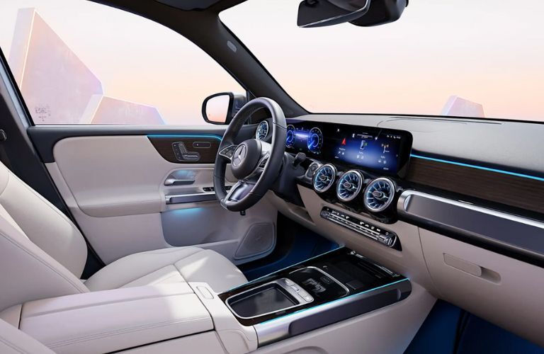 cockpit of a Mercedes-Benz