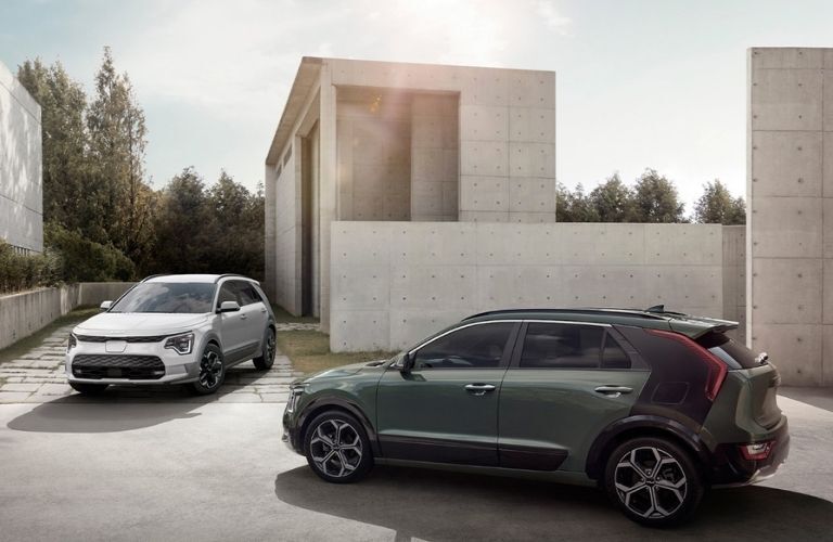 Two 2023 Kia Niro side by side