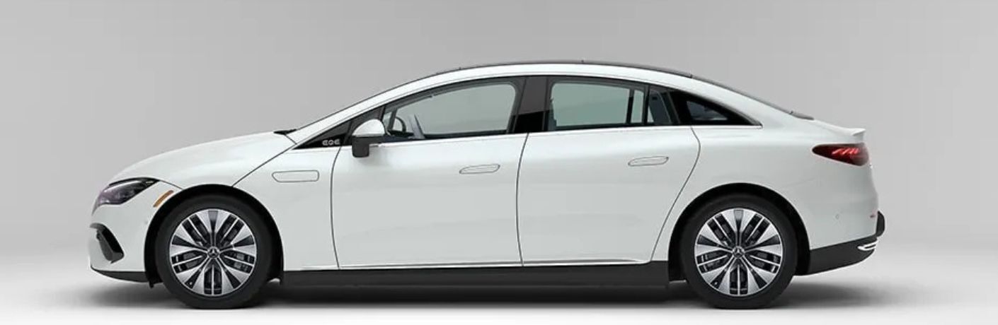 Side view of the 2026 Mercedes-Benz EQE 320+ Sedan