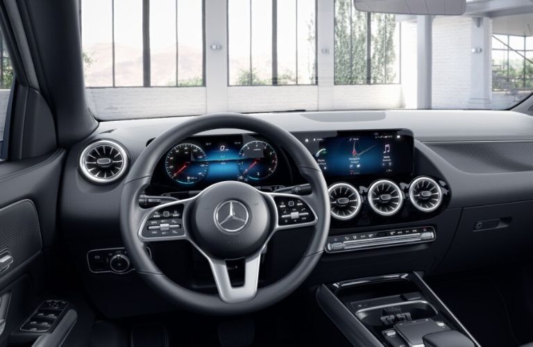 Front console of the 2022 Mercedes-Benz GLA 250
