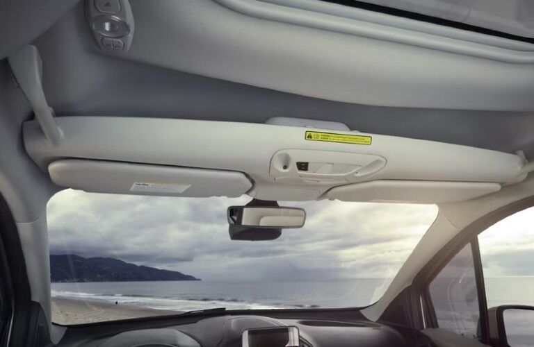 2024 Ford Transit Connect overhead storage area