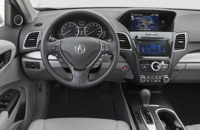 Cockpit view of the 2017 Acura RDX