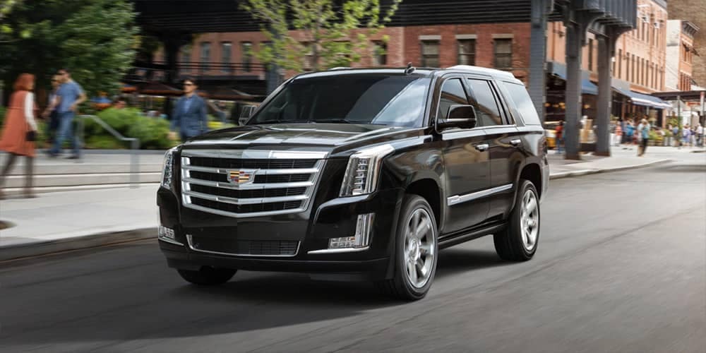 2019 Cadillac Escalade on the highway
