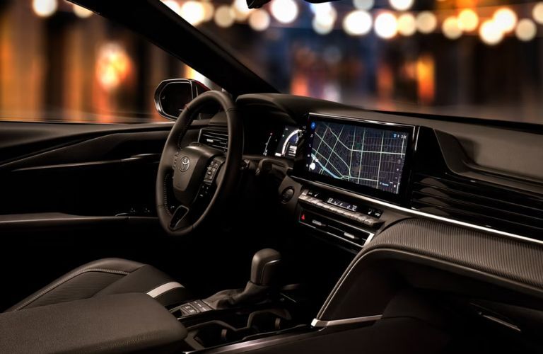 dashboard view of the 2026 Toyota Camry