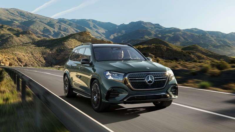 A front exterior view of the 2027 Mercedes-Benz GLS SUV