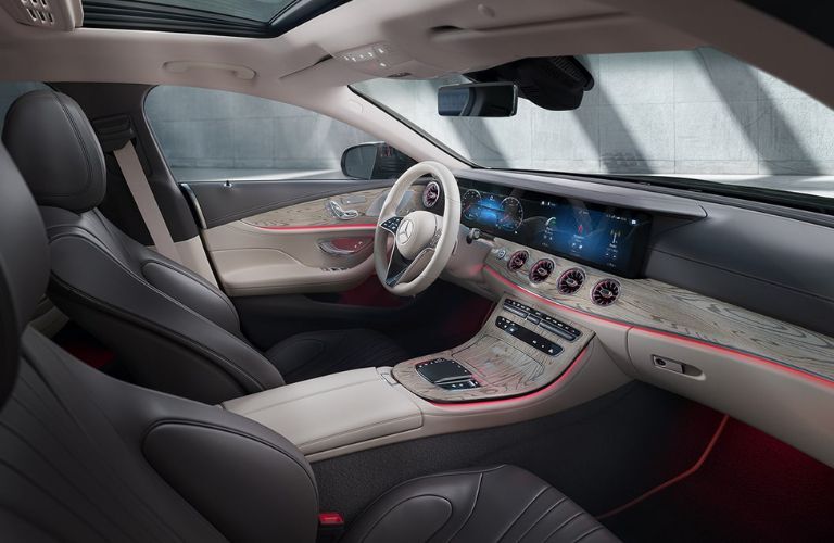 Front-row view of the 2023 Mercedes-Benz CLS Coupe