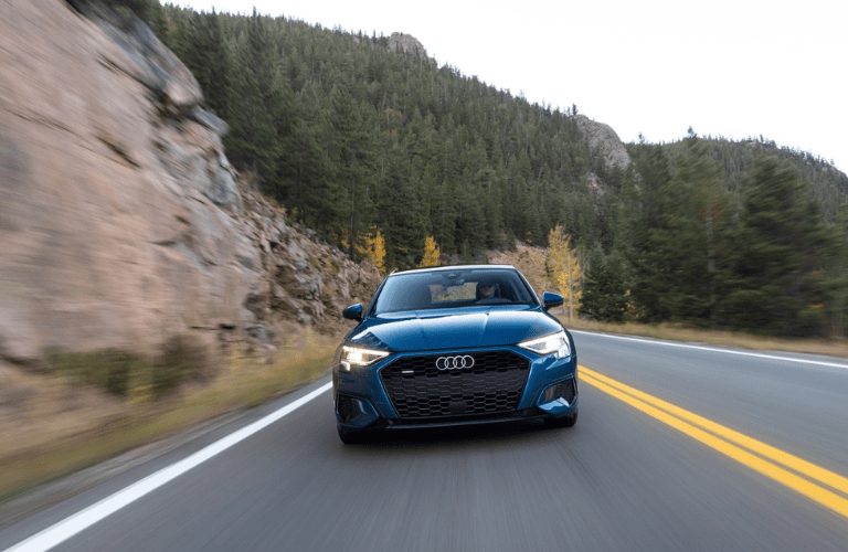 Front view of the 2022 Audi A3