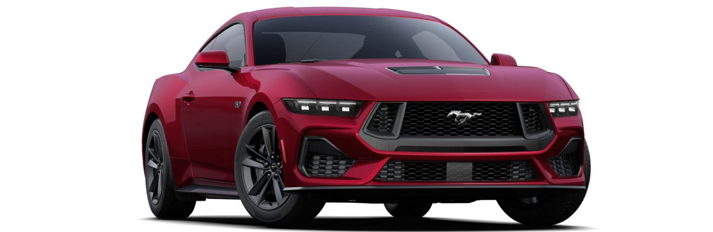 2026 Ford Mustang GT Fastback front view on white