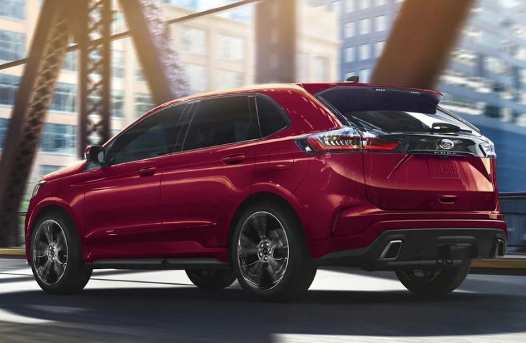 2023 Ford Edge side and back view