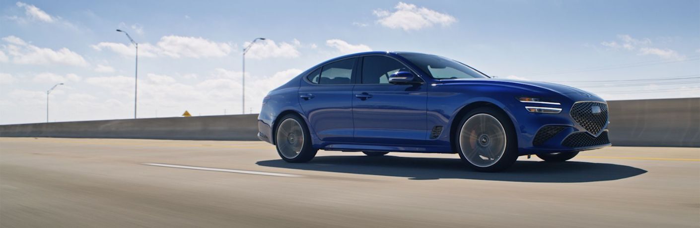 side view of the pre-owned Genesis G70
