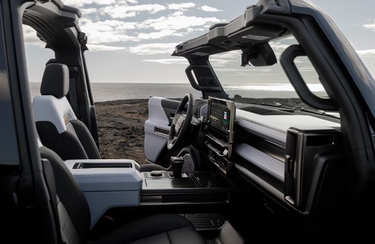 2025 GMC Hummer EV SUV interior front view