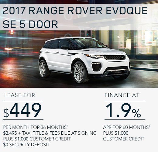 2017 Range Rover Evoque SE 5 Door Offer