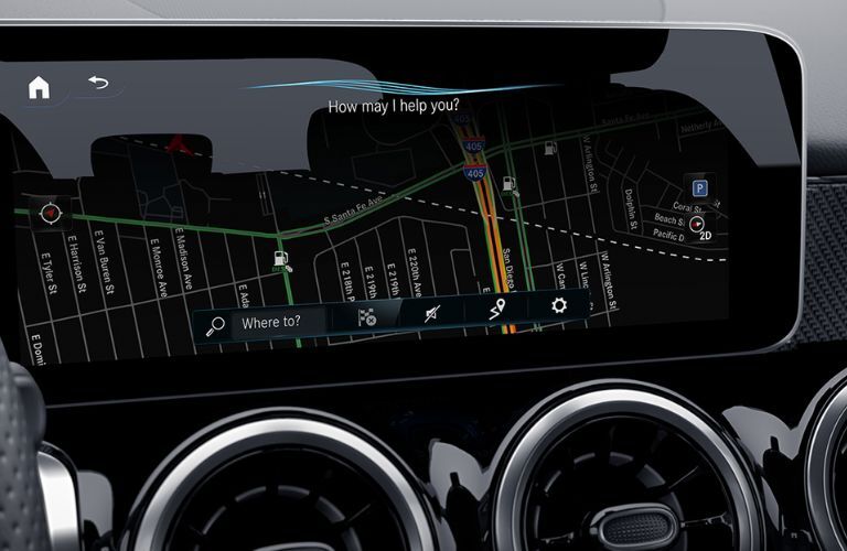 An image of the Voice Assistant of the 2023 Mercedes-Benz GLB