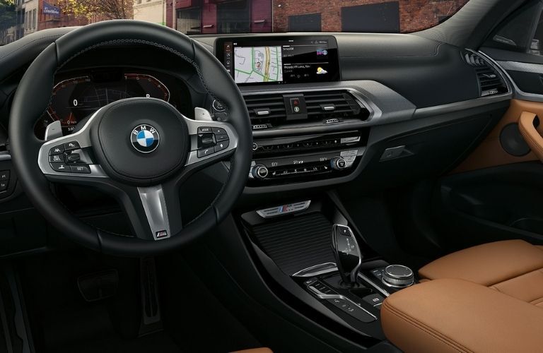 2021 BMW X3 interior and cabin view