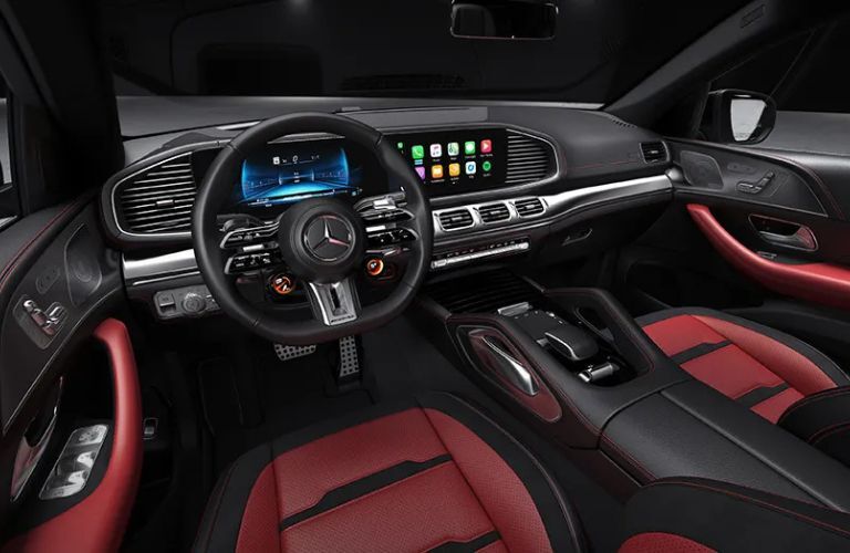 interior steering and dashboard of the 2025 Mercedes-Benz AMG® GLE 53 Coupe