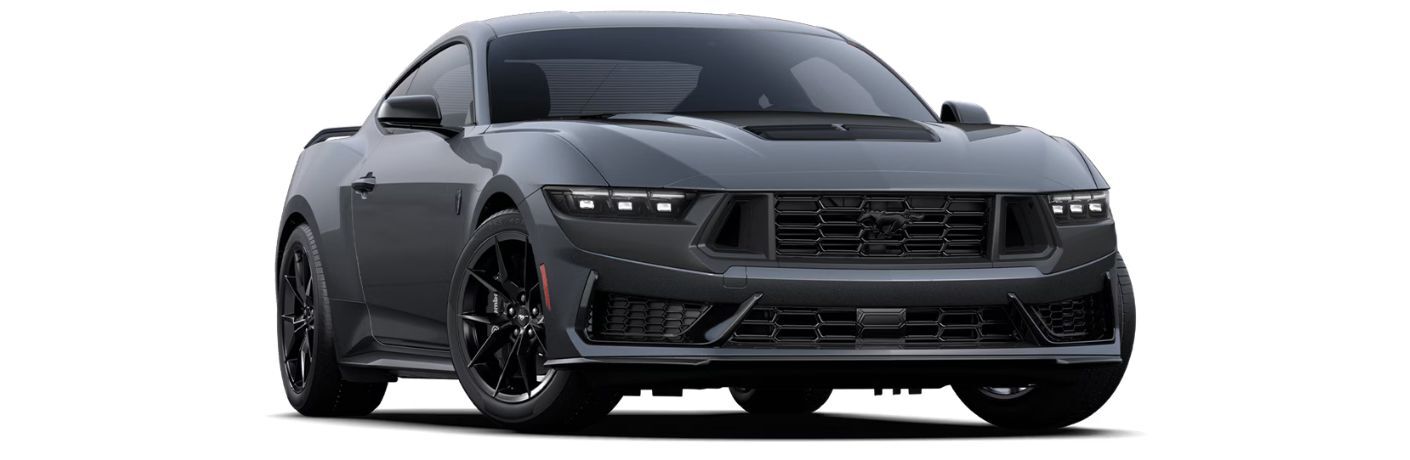2026 Ford Mustang Dark Horse front view on white