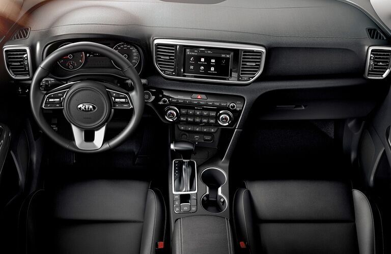 2020 Kia Sportage driver cockpit