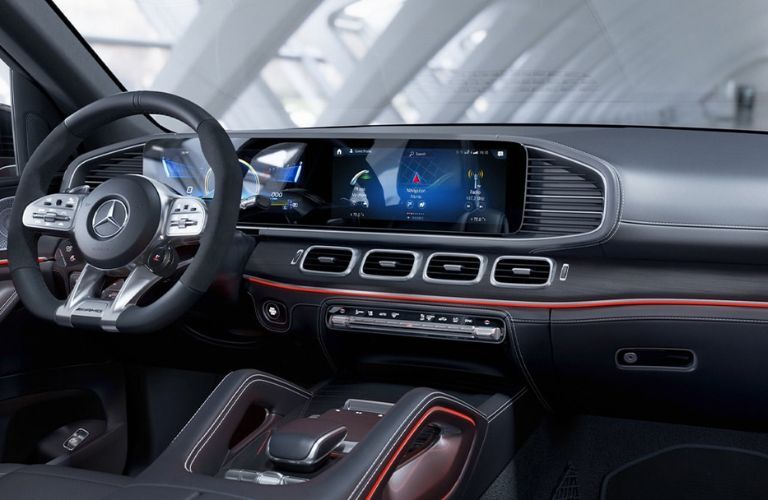 Cockpit view of the 2023 Mercedes-AMG GLE 53
