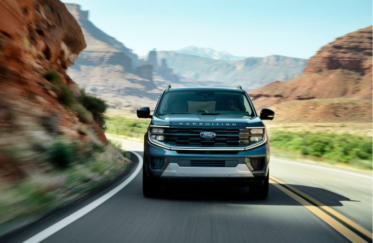2025 Ford Expedition on a road front view