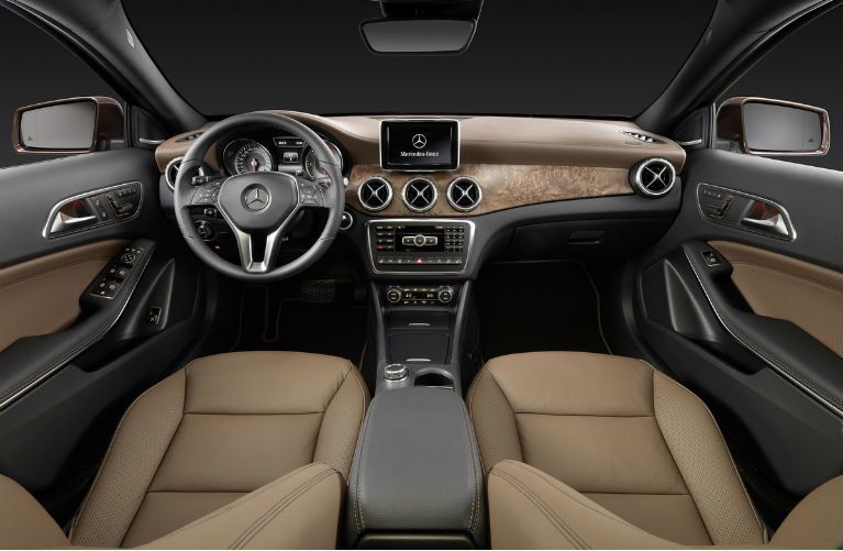 Cabin of the 2016 Mercedes-Benz GLA