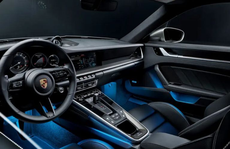 cockpit of the 2025 Porsche 911 Turbo