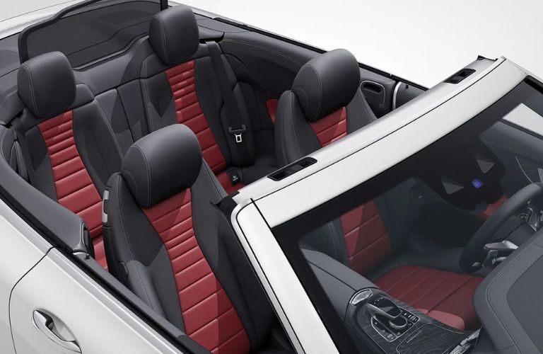 Interior of the 2023 Mercedes-Benz E 450 Cabriolet