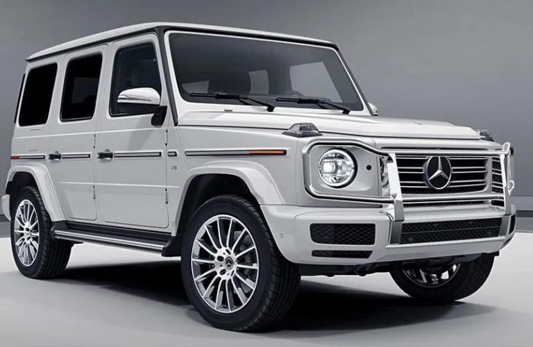 Front-quarter view of the 2024 Mercedes-Benz G 500 SUV