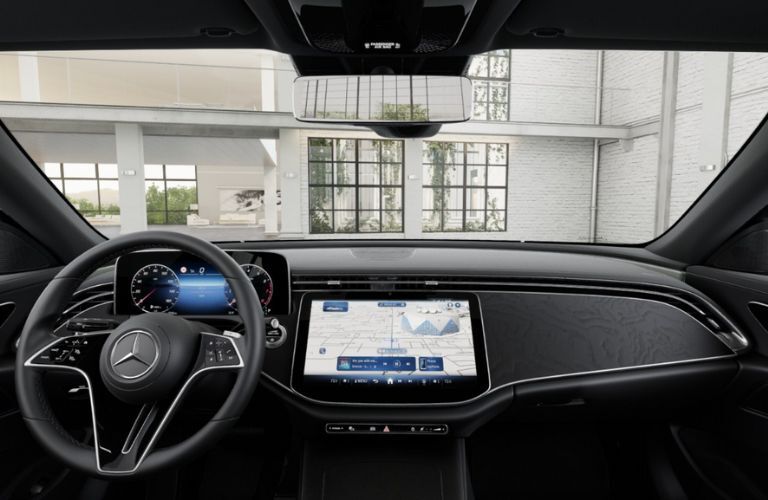 Natural Grain Black Ash Wood Trim in the 2025 Mercedes-Benz E-Class Sedan