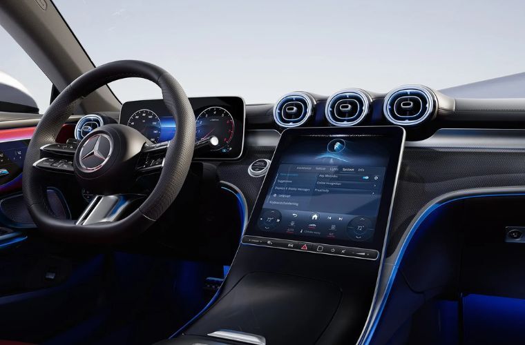 Mercedes-Benz CLE Coupe center console