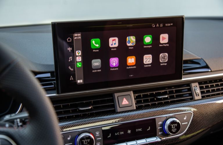 Infotainment System view of the 2020 Audi S5 Sportback