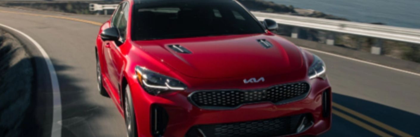 front view of the 2022 Kia Stinger
