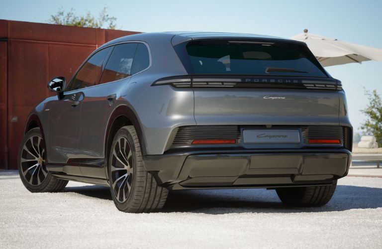 rear view of the 2026 Cayenne Electric