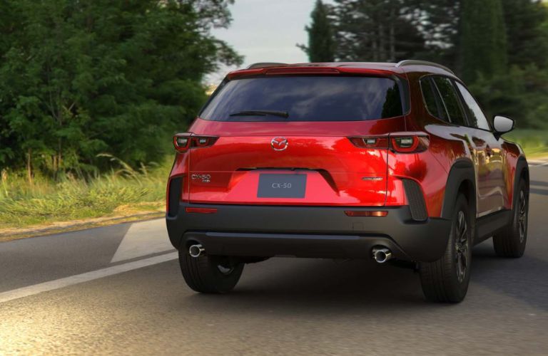 Rear view of the 2024 Mazda CX-50 2.5 S Select