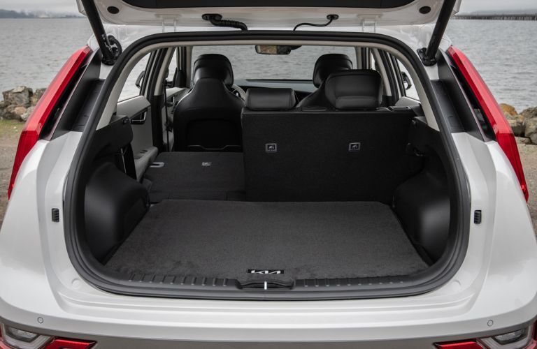 Cargo trunk view of the 2023 Kia Niro EV