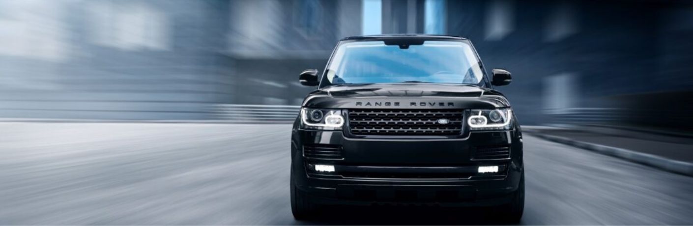 front view of a Land Rover