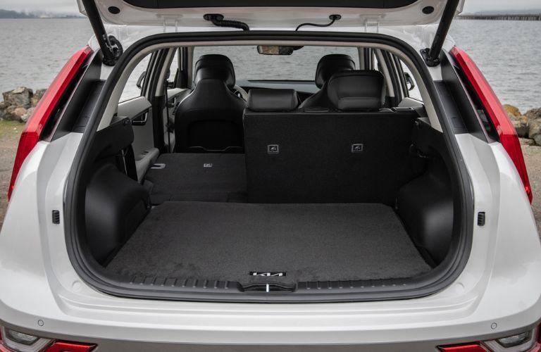 cargo area of the 2025 Kia Niro EV